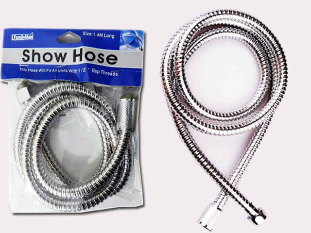 48'' Inch Long Flexible Replacement Shower Hose With Twist On Ends