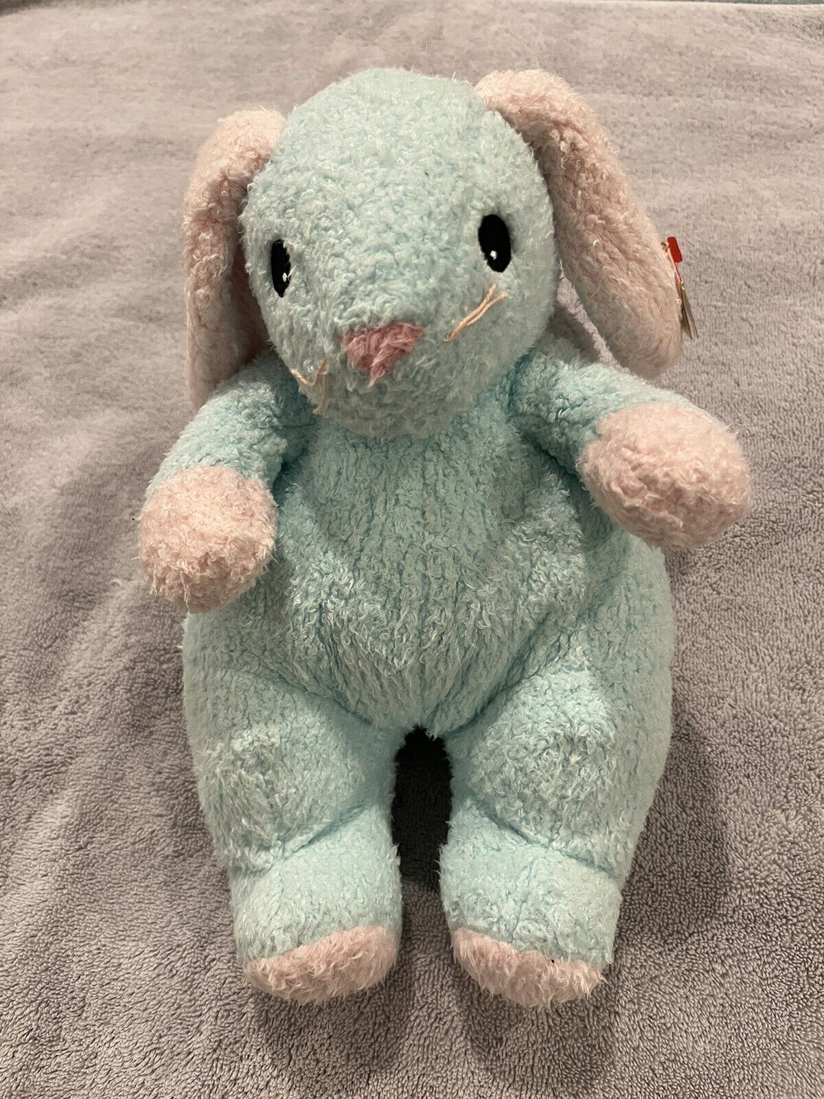 Ty Baby 1999 Bunnybaby Pillow Pals Rattle Plush In New Condition With Tags