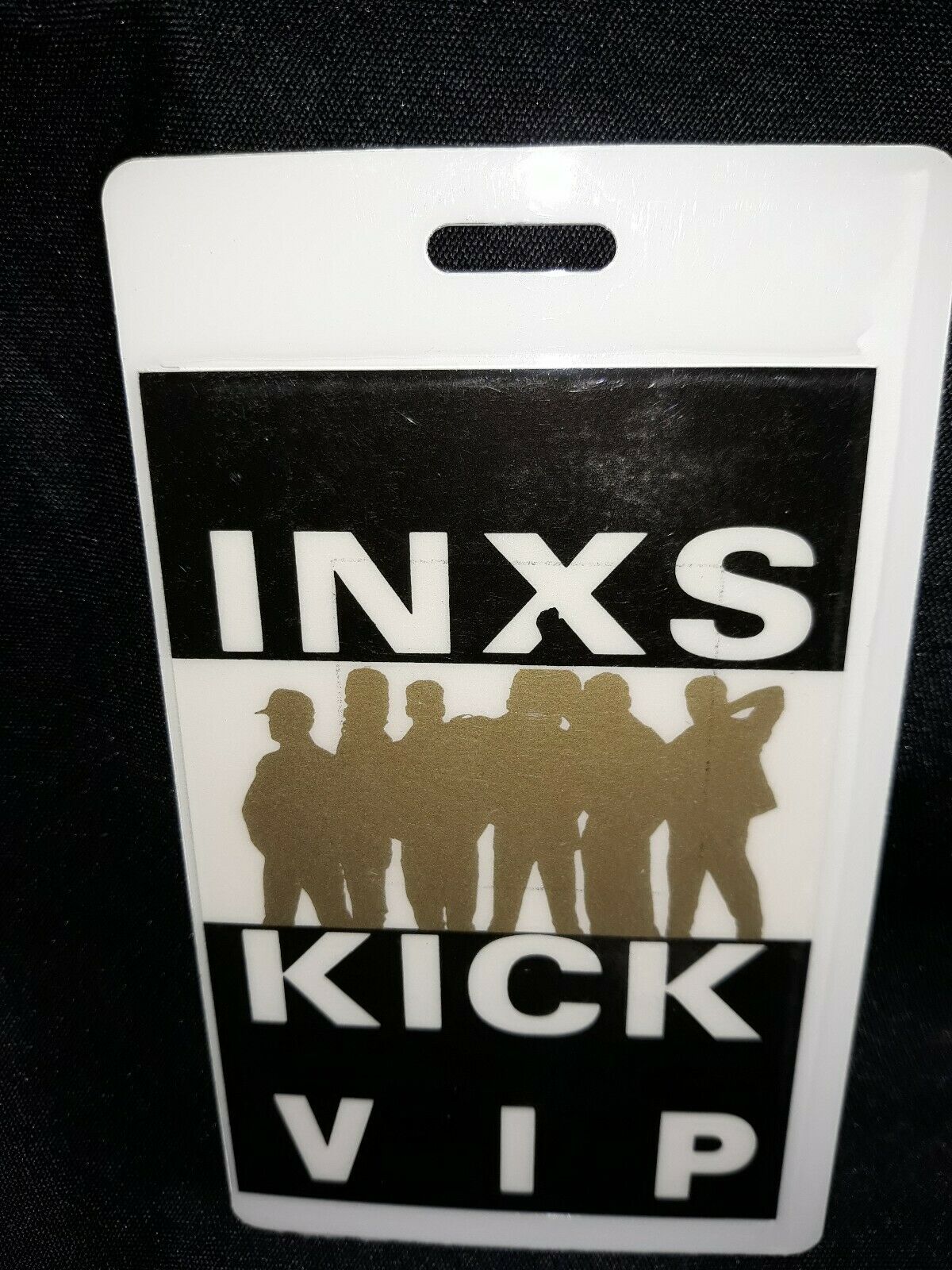 Inxs-michael Hutchence Vintage Original Kick Tour 87-88 Laminate Backstage Pass.