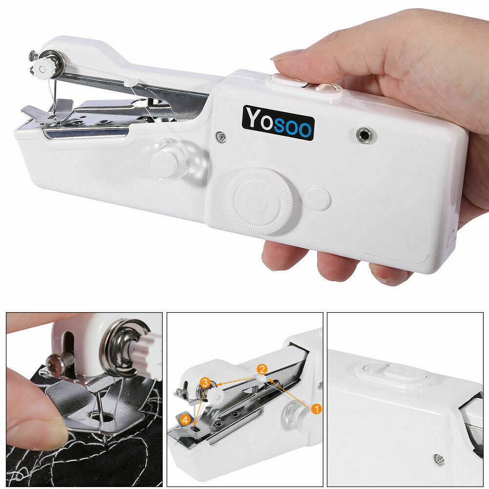 Mini Home Desk Sew Quick Hand-held Stitch Clothes Sewing Machine High Quality