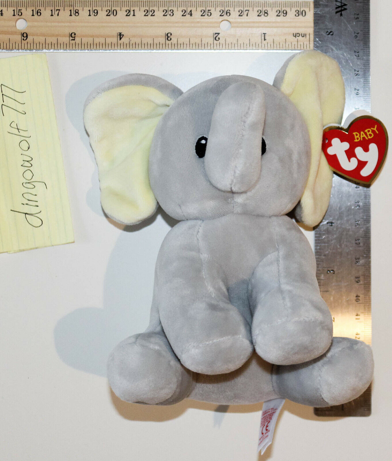 Baby Ty Bubbles The Elephant (2017, 7") - Good Condition