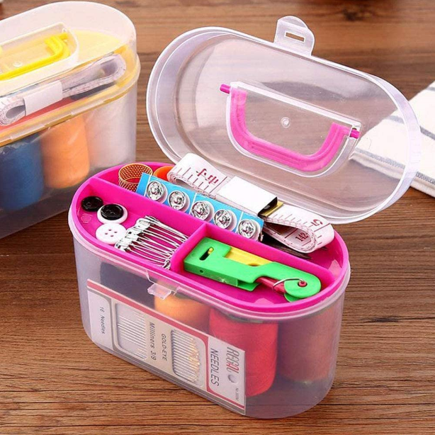 Sewing Kit Sewing Basket Organizer Box With Accessories Home Sewing Repair Tool