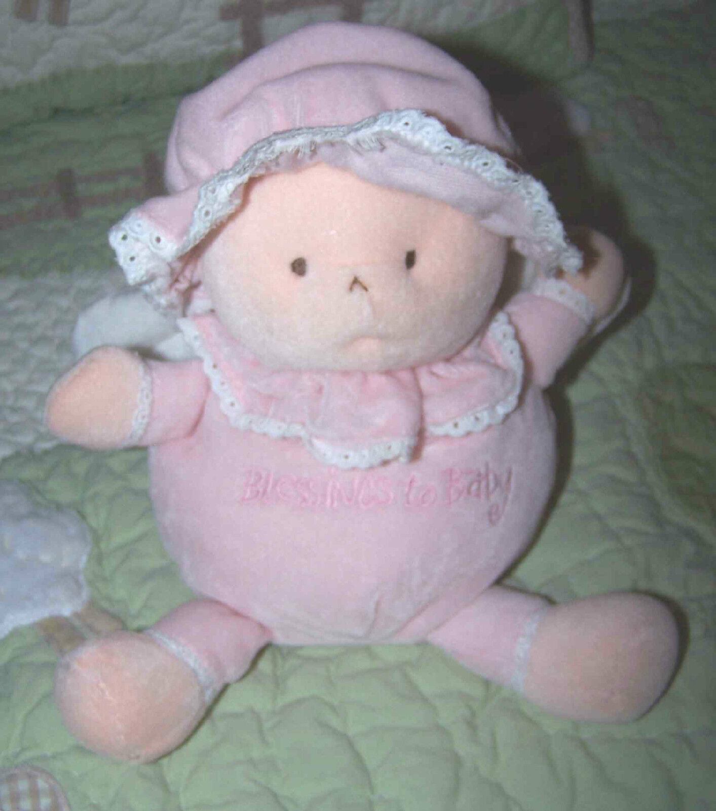 Ty Love Blessings To Baby Baby Girl Doll Toy 2004 Stuffed Plush Pink  Euc