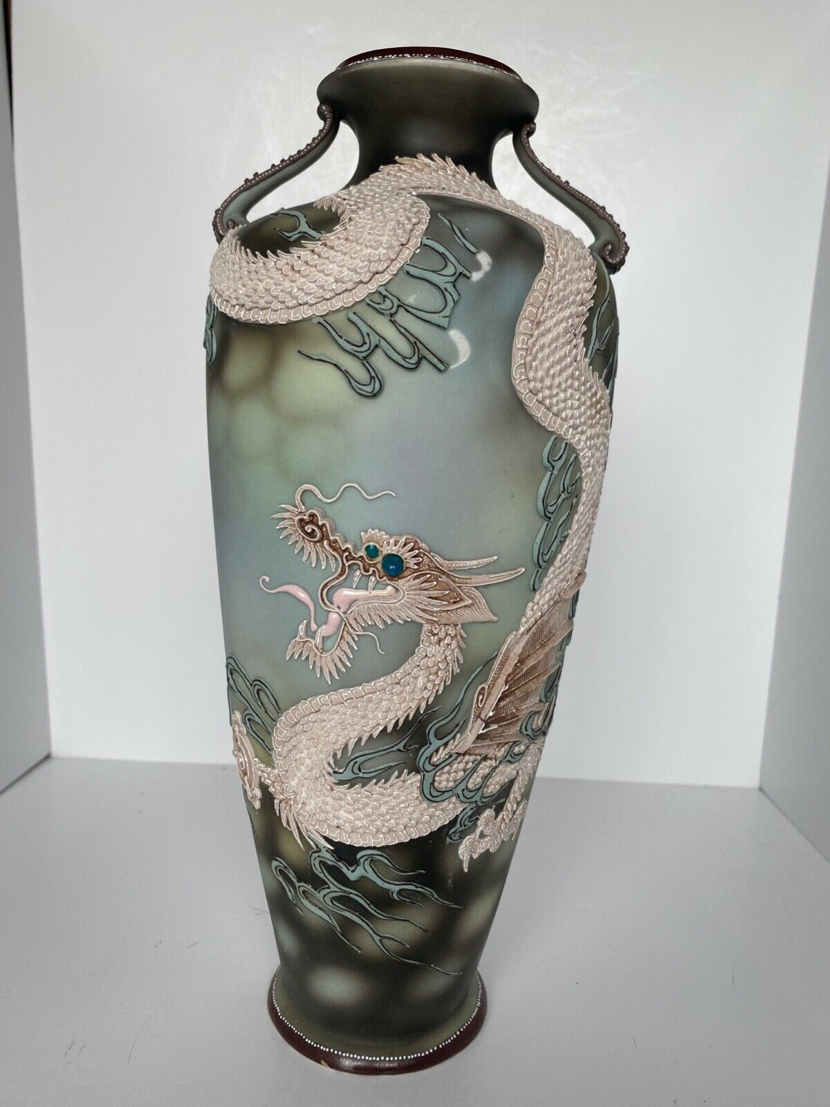 Very Large Nippon Dragon Dragonware Vase