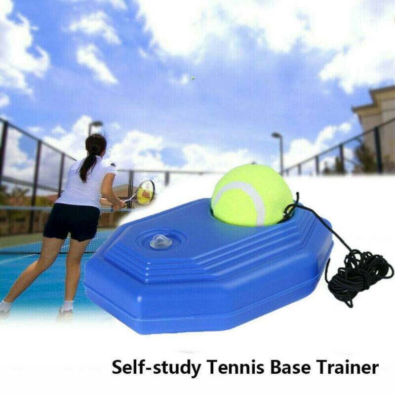 Single Tennis Trainer Selfstudy Training Tool Exercise Baseboard Sparring Us